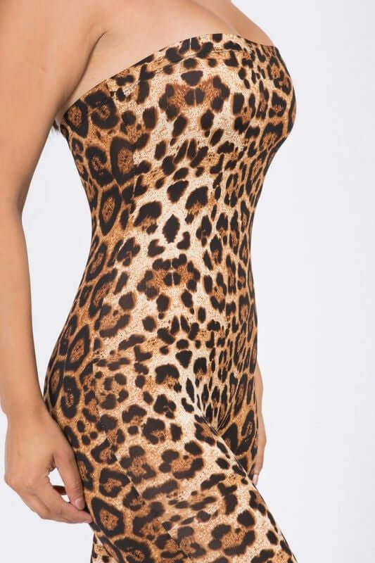 Women's Leopard Sleeveless Romper trendy 2021 online shopping website ladies trendy 2021 online stores near me fashion style trendy fashion brands